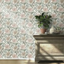 Sailsbury Cottage Core Floral Wallpaper Paste The Wall Country Flowers Feature Wall
