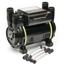 Salamander Pumps - Salamander CT50+ xtra 1.5 Bar Positive Twin Shower Pump +Iso Hoses CT50PLUS xtra