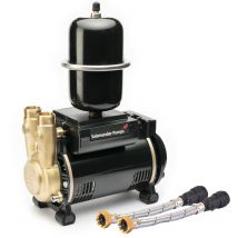 Salamander Pumps - Salamander ctforce 20SU 2.0 Bar Brass Single Impeller Shower Pump Negative Head