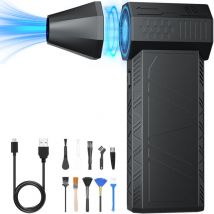 Salcar - 3-Gang einstellbare Elektrischer Luftstaubbläser Kabellos Electric Air Duster 130000RPM