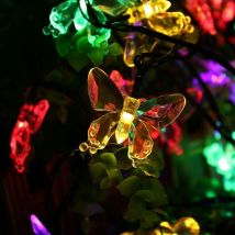 Guirlandes lumineuses à led solaires de 5 mètres 20 éclairages (rvb) - Salcar