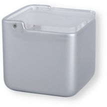 Kook Time - salero ceramica cuadrado con tapa acrilica plata - F053757