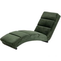 Dynamic24 - Chaiselongue waldgrün Samt 387528