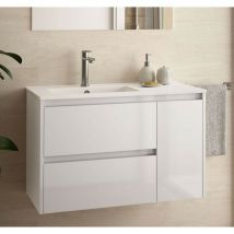 Noja mobile e lavabo anta a destra 85,5 cm 85054 - Salgar
