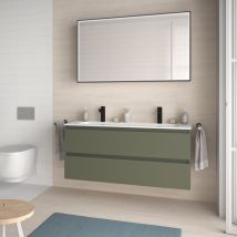 Salgar - Schrank Wandhängend Spirit 1200 2 Metallauszug Mit Softeinzug Green Forest 1194 X 540 X 450 Mm