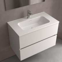 Salgar Waschbecken Constanza 1210 Ohne Siphon Oder Clicker-ablauf , Für Möbel 900 Matt-weiss 1210 X 20 X 460 Mm