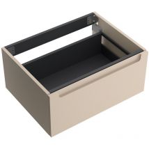 Salgar Waschtischunterschrank MONTERREY 800 1 Metallschublade mit Softeinzug MACCHIATO 797 x 270 x 450 mm