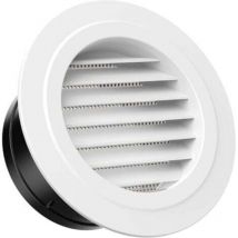 Salida de ventilación de 150 mm con rejilla protectora - abs (ø150 mm)