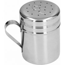 Salière, distributeur d'épices poignée pratique shaker à épices en acier inoxydable pour barbecue domestique voyageant