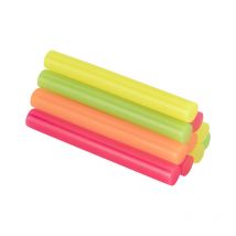 Barres de colle décoration et hobby - Ø12x95mm mix fluor 430108 Salki Multicolore - Blister 12 unités