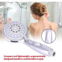 Salle de bain et WC Douche et accessoires Barre, pommeau et élément de douche Douche de tête (2457),Douche à main en plastique ABS 5 modes d'arrosage