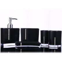 Rapanda - Salle de bain et wc wc et accessoires Accessoire wc Brosse wc (2453),5PC/Set Acrylic Bathroom Accessories Bath Cuple Toothbrush Holder Soap