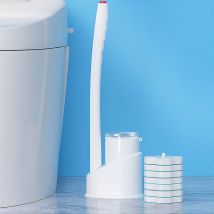 Rapanda - Salle de bain et wc wc et accessoires Accessoire wc Brosse wc (2453),Ensemble de brosses de toilette jetables, support de nettoyage, tête
