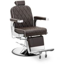 Salon Chair with Footrest - 58 - 71 cm - 150 kg - black Salon chair Barber chair