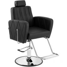 Physa - Salon Chair with Footrest Height Adjustable 200 kg Dudley Black