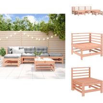 Salon de jardin 6 pcs bois massif douglas - Salon De Jardin - Mobilier De Jardin - Ensemble Salon Extérieur - Meubles De Jardin - Bois Massif
