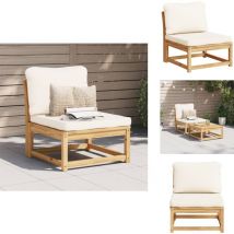 Salon de jardin avec coussins bois massif d'acacia - Canapé De Jardin - Mobilier De Jardin - Salon De Jardin - Acacia - Design Modulaire
