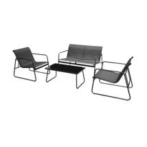 Salon De Jardin 4 Places Cala Rossa Gris Five