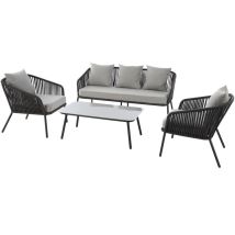 Salon de jardin design mailles Dadia
