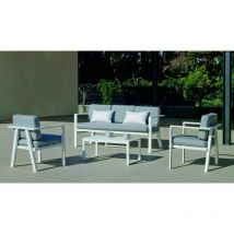 Salon de jardin aluminium Azores 5 places