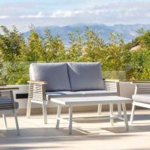 Salon de jardin en aluminium Casablanca