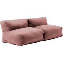 Salon de jardin modulable 2 places terracotta - Mixi