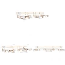 Salon de jardin palette 6 pcs Bois Blanc - Salon De Jardin - Meuble De Jardin - Ensemble Canapé Palette - Mobilier De Jardin - Salon En Bois - Home &