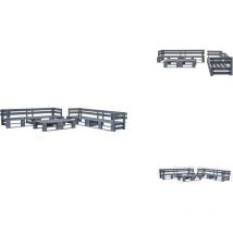 Salon de jardin palette 6 pcs Bois Gris - Salon De Jardin - Ensemble De Salon - Mobilier De Jardin - Canapé De Jardin - Set De Jardin