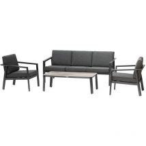 Salon de jardin Pavane en aluminium