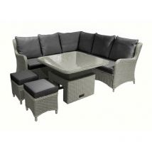 Salon De Jardin Toulon - Alu/Resine - Grey/Gris - Proloisirs