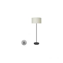 Fabrilamp - Salon Moda pied 1xe27 canne noir/blanc 163x40x 40 Cm