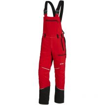 Salopette de protection anti-coupures KOX Mistral 3.0 rouge/jaune, taille eu 52/ fr 46