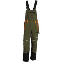 Salopette de protection anti-coupures KOX Mistral 3.0 vert/orange, taille EU 56/ FR 50