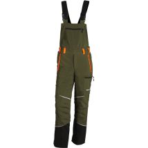 Salopette de protection anti-coupures KOX Mistral 3.0 vert/orange, taille 29§§§