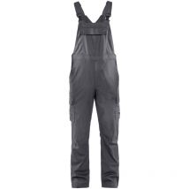 Arbeitslatzhose Mit Trägern Industrie Stretch 2d - Mittelgrau 48