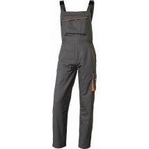 Salopette de travail Delta Plus panostyle polyester coton gris / orange- M6SALGO0 54/56 (3XL)