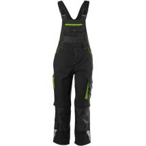 Salopette enfant fortis 24 noir/vert citron Taille 98-104