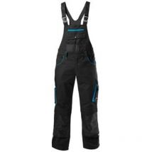Salopette Homme Fortis 24, Black/turquoise,Taille 94
