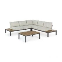 Salmar - Salotto angolare beverly lounge colore antracite