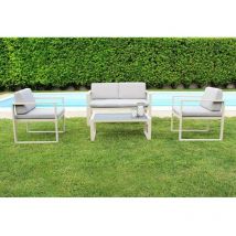 Cosma - Salotto da esterno formentera Colori : Tortora