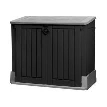 Keter Box Porta Attrezzi Store It Out Midi Nero in Resina 132X71,5X113,5 Cm