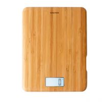 1094 wddr, Bilancia da Cucina digitale Ricaricabile, Eco Bamboo, Aggiungi e Pesa, Misura Liquidi, Carica usb - Salter