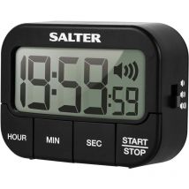 355 bkxcdu Premium Timer elettronico, magnetico/autoportante, conto su/giù, 19 ore e 59 minuti e 59 secondi, cicalino alto con 3 volumi, funzione di