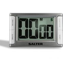 396 svxr Contour Electronic Timer, timer programmabile digitale, timer cucina professionale, timer cucina simpatico, grigio - Salter
