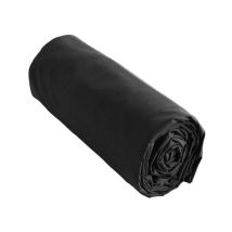 Samia - Drap Housse 80x200cm Coton Coloris Truffe
