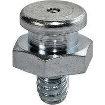 Samoa-hallbauer - Flachkopfschmiernippel Standard DIN3404 M10 x 1 mm Form a sw 17 mm