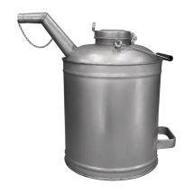 Bote de almacenamiento de aceite vkv 10000. Metal. galvanizado 10,0 l Samoa Hallbauer