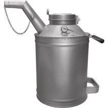 Bote de almacenamiento de aceite vkv 5000. Metal. galvanizado 5,0 l Samoa Hallbauer