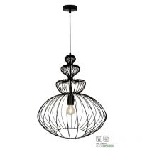 554014 - Lampe Suspendue jack E27 60W Ø44x150cm - Métal Noir - Sampa Helios