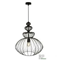 Sampa Helios - 554014 - Lampe Suspendue jack E27 60W Ø44x150cm - Métal Noir